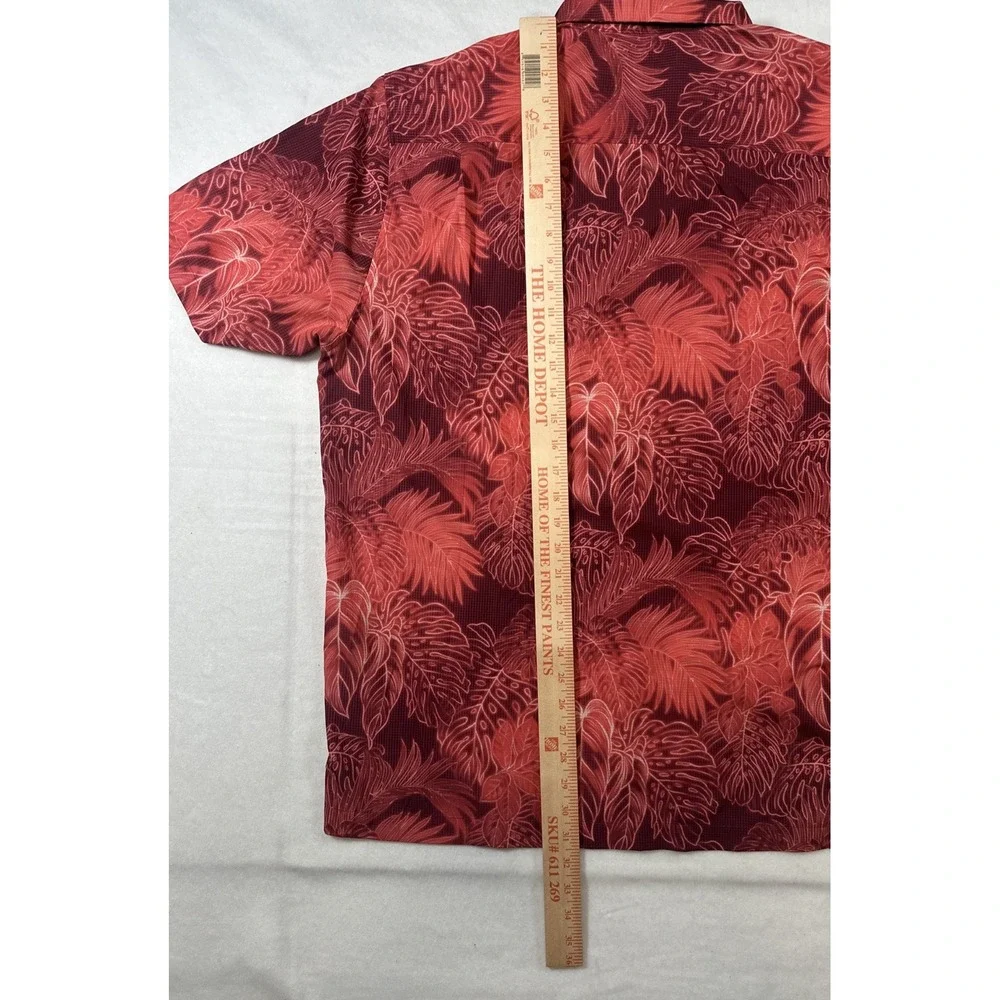 Tommy Bahama Ole Miss Rebels Floral Hawaiian Shirt Polo Mens XL NCAA Football